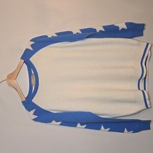 Brodie Sophie Star Cashmere Pullover Knit Sweat Washable Cashmere NWOT